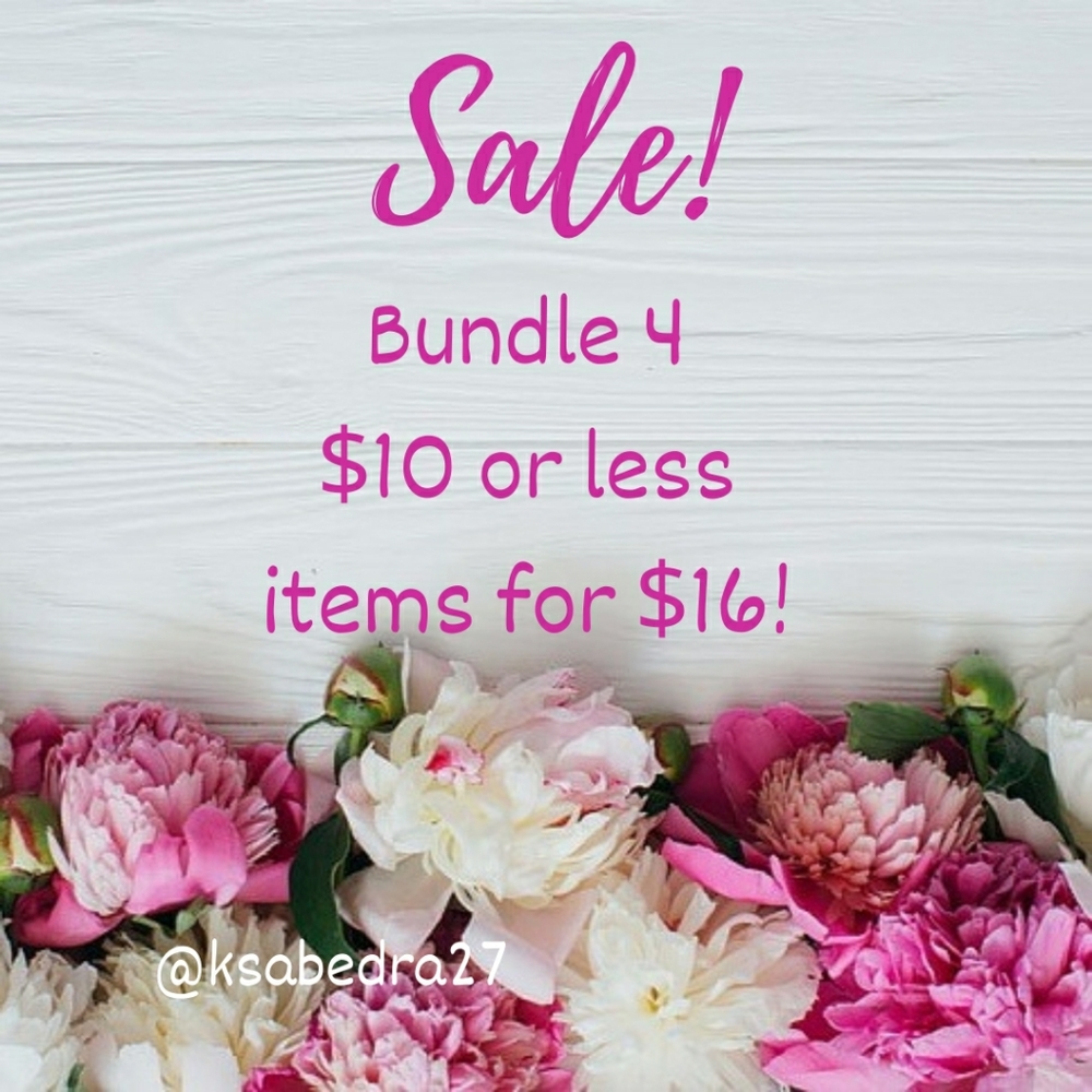 4 for $16 everything $10 or less! Free gifts too!!